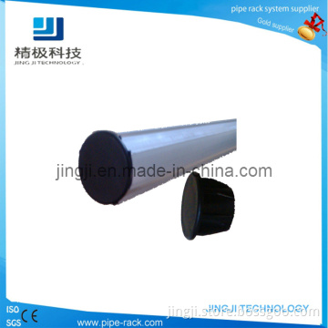Black Top Cap for Aluminium Pipe Rack
